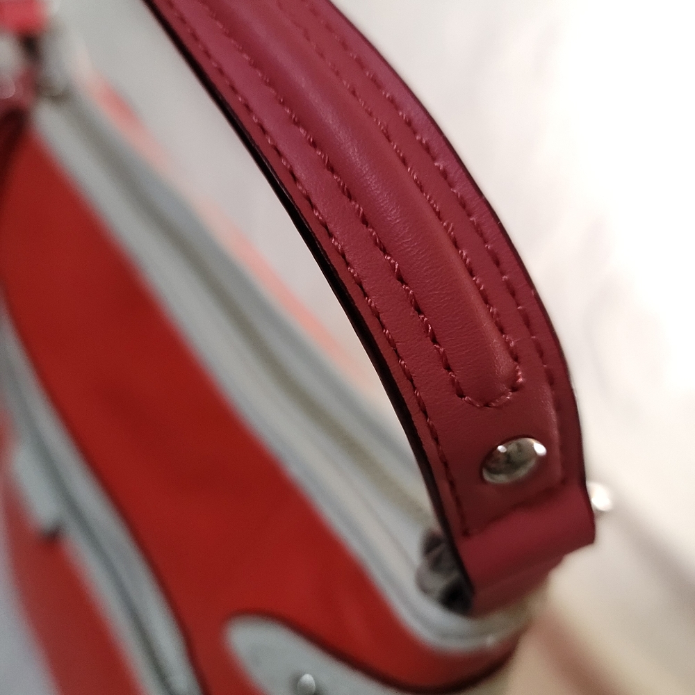 Coach Smooth Leather Color Block Shoulder Bag - image 3